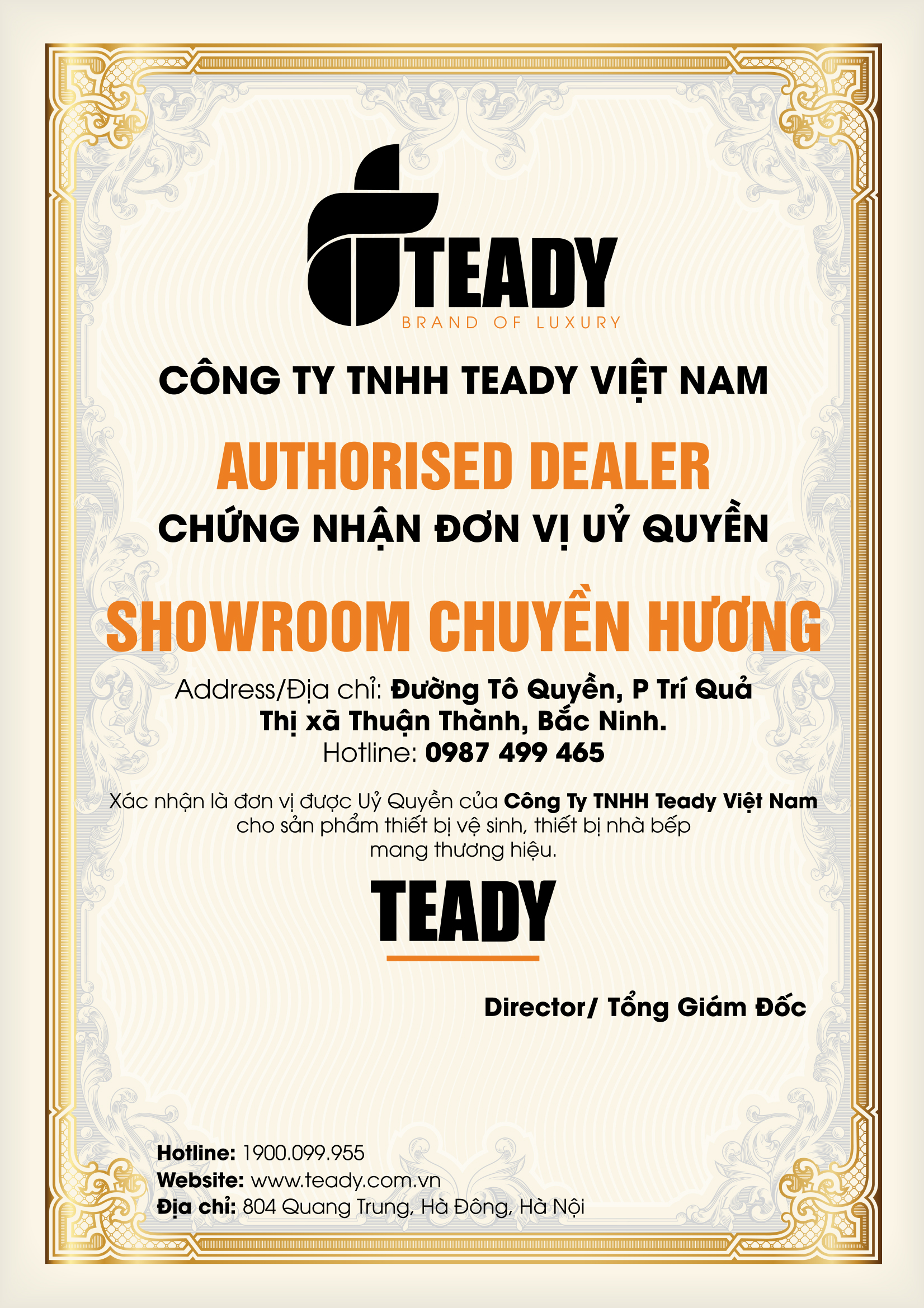 SHOWROOM CHUYỀN HƯƠNG