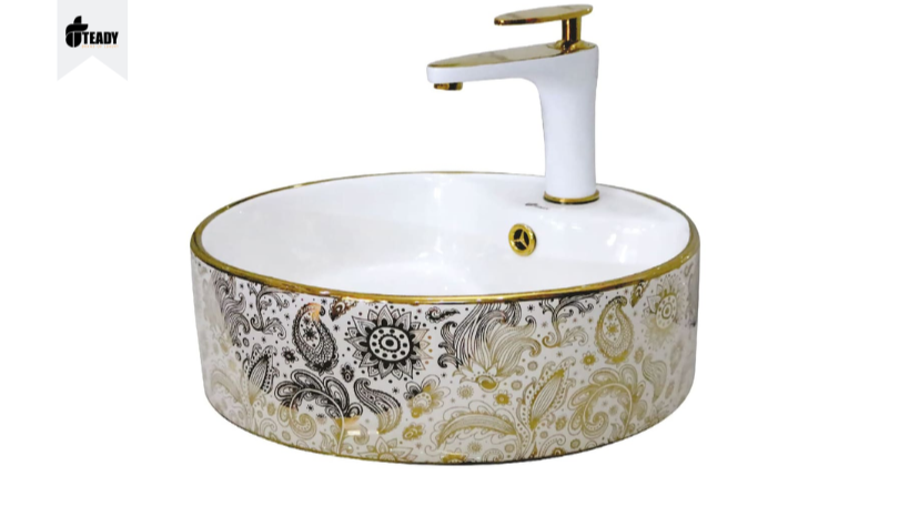 Lavabo Dương Bàn Cao Cấp Mạ Vàng LV-805